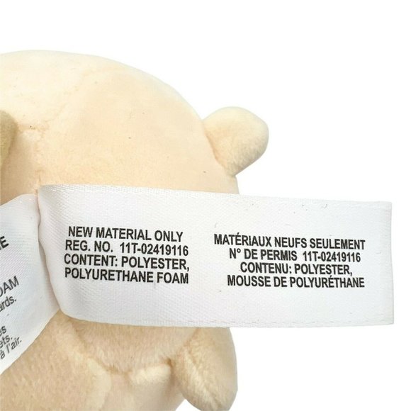 Squeezamals Dan the Dog Brown Puppy Plush Pink Cheeks 4" Stuffed Animal - Picture 6 of 9